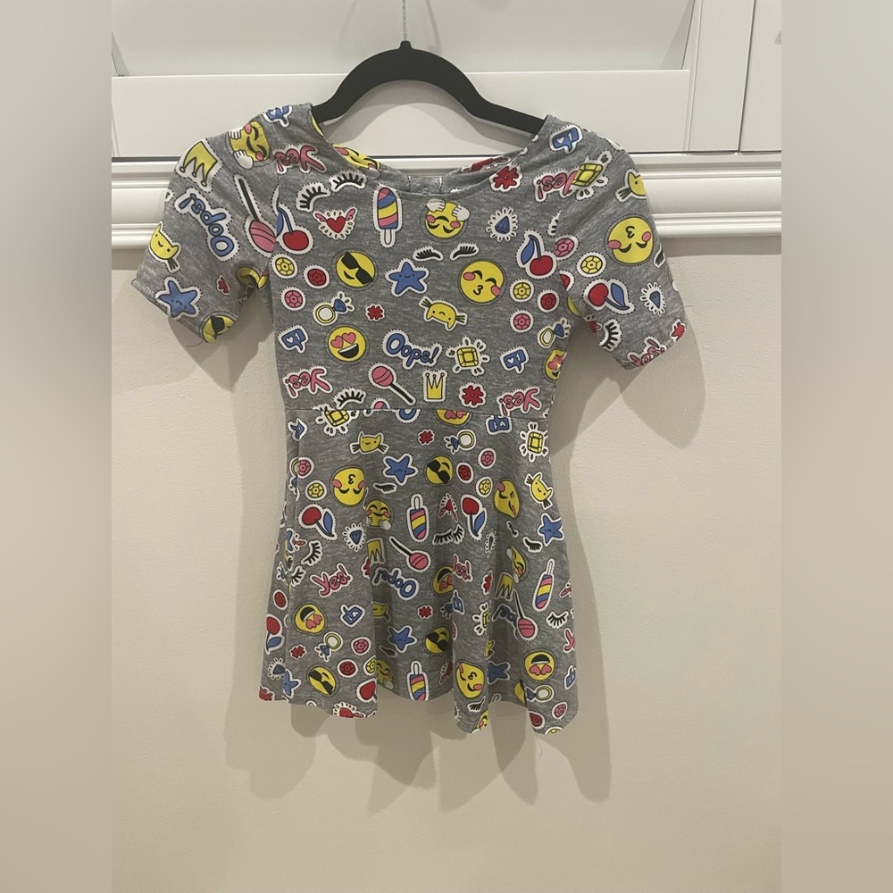 Reversible emoji dress